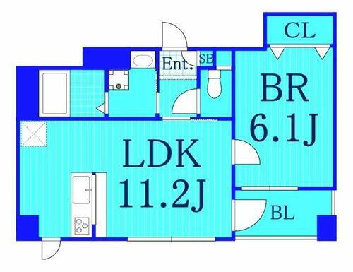 アンクラージュ 2階 1LDK 賃貸物件詳細