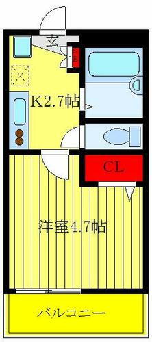 東京都板橋区仲宿 板橋本町駅 1K アパート 賃貸物件詳細