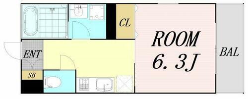 大阪府大阪市東成区中本５丁目 賃貸アパート