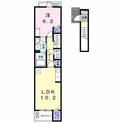 愛知県岡崎市井内町字西浦 賃貸アパート