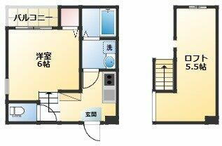大阪府大阪市東住吉区桑津１丁目 賃貸アパート
