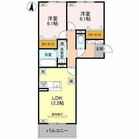 群馬県高崎市山田町 賃貸アパート