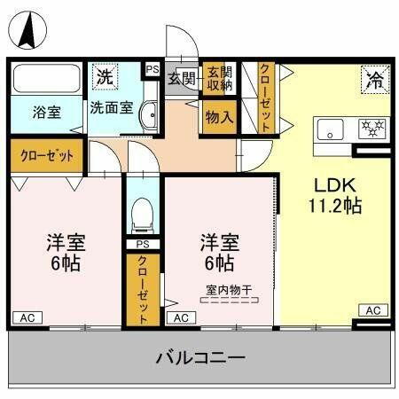 群馬県高崎市山田町 賃貸アパート