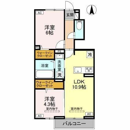 群馬県高崎市江木町 賃貸アパート