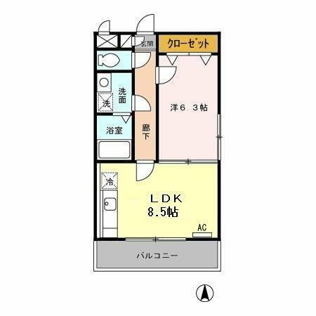 岐阜県岐阜市六条北４丁目 岐阜駅 1LDK マンション 賃貸物件詳細