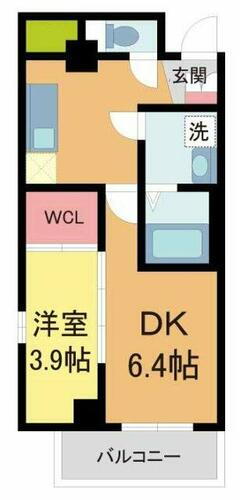 ソルテラス甲子園口クレアスト 6階 1DK 賃貸物件詳細
