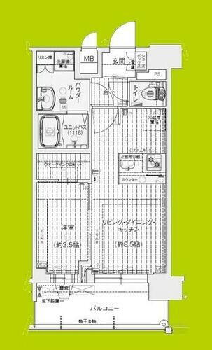 大阪府大阪市大正区泉尾１丁目 賃貸マンション