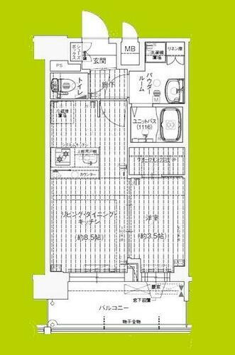 大阪府大阪市大正区泉尾１丁目 賃貸マンション