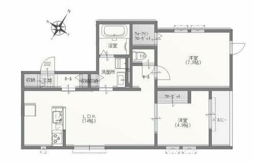 東京都中野区弥生町１丁目 賃貸アパート
