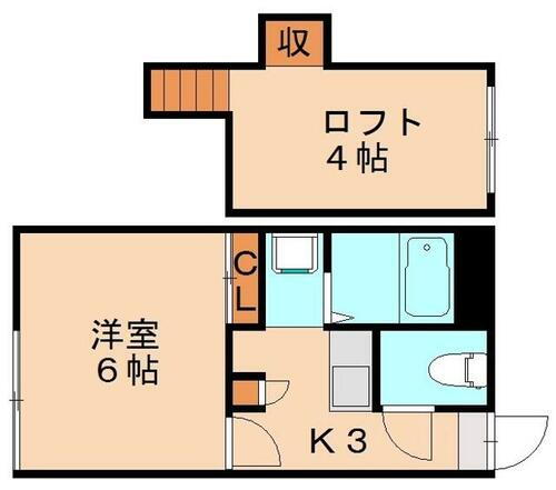 福岡県宗像市陵厳寺３丁目 教育大前駅 1K アパート 賃貸物件詳細