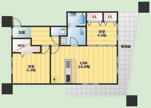 大阪府箕面市新稲５丁目 牧落駅 2LDK アパート 賃貸物件詳細