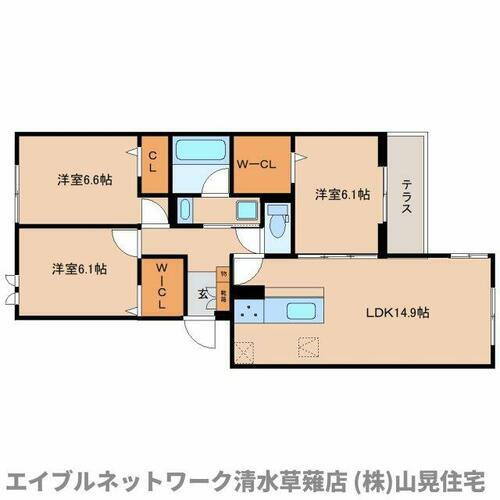 静岡県静岡市駿河区谷田 賃貸アパート