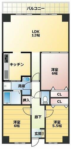 ＰＨＯＥＮＩＸ　ＣＯＵＲＴ　交野Ⅰ 4階 3LDK 賃貸物件詳細