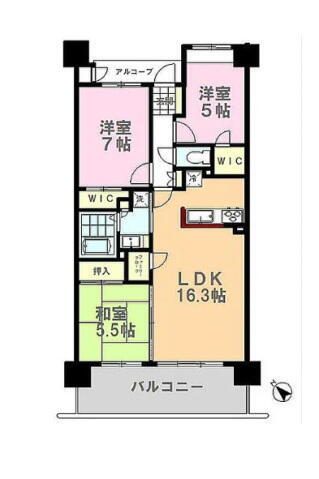 栃木県真岡市大谷台町 真岡駅 3LDK マンション 賃貸物件詳細
