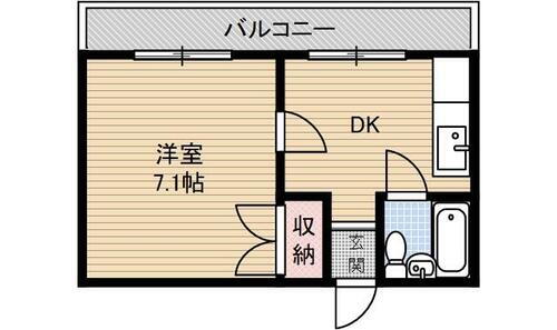 大阪府茨木市真砂２丁目 南茨木駅 1K アパート 賃貸物件詳細