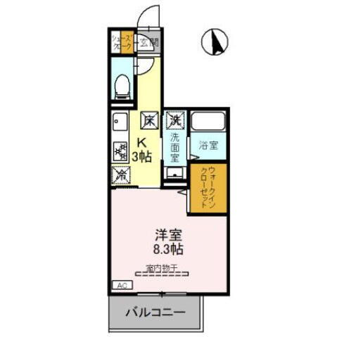 群馬県前橋市千代田町２丁目 中央前橋駅 1K アパート 賃貸物件詳細