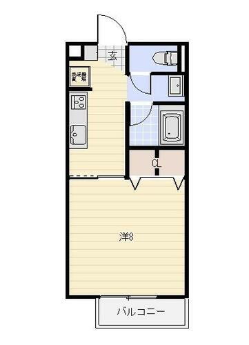 愛知県小牧市大字三ツ渕原新田 石仏駅 1K アパート 賃貸物件詳細