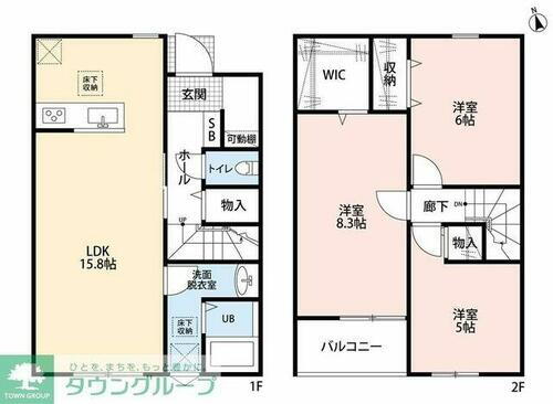 埼玉県幸手市中５丁目 賃貸アパート