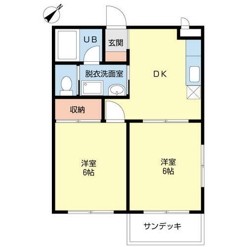 千葉県東金市南上宿 東金駅 2DK アパート 賃貸物件詳細