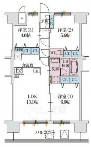 大阪府大阪市北区大淀中５丁目 中津駅 3LDK マンション 賃貸物件詳細