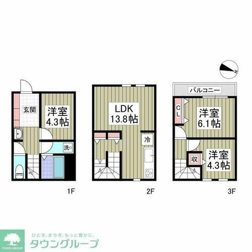 埼玉県さいたま市大宮区大成町１丁目 賃貸アパート