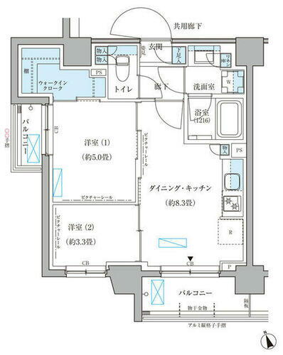 東京都文京区本郷５丁目 本郷三丁目駅 2DK マンション 賃貸物件詳細