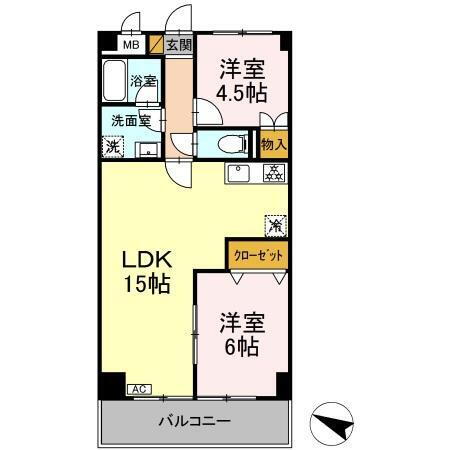 千葉県船橋市習志野台１丁目 北習志野駅 2LDK マンション 賃貸物件詳細