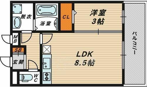 大阪府大阪市鶴見区焼野１丁目 門真南駅 1LDK アパート 賃貸物件詳細