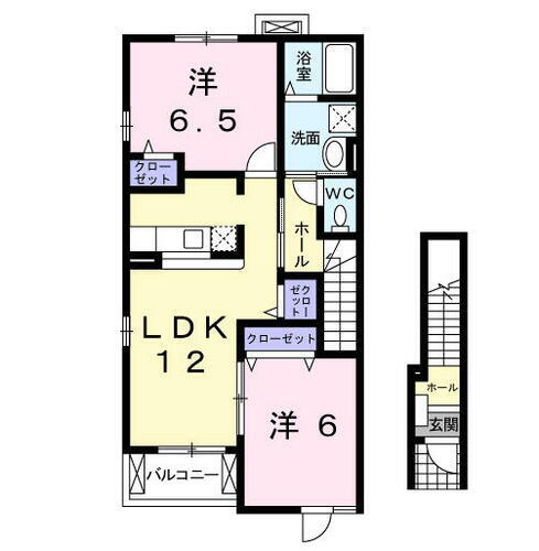 千葉県富里市御料 成田駅 2LDK アパート 賃貸物件詳細