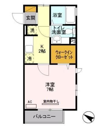 神奈川県川崎市宮前区野川本町１丁目 梶が谷駅 1K アパート 賃貸物件詳細