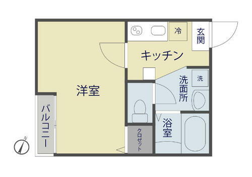 埼玉県草加市谷塚仲町 谷塚駅 1K アパート 賃貸物件詳細