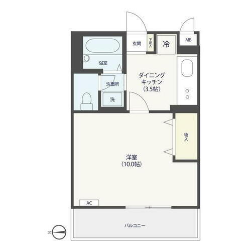 埼玉県草加市草加１丁目 獨協大学前駅 1DK アパート 賃貸物件詳細