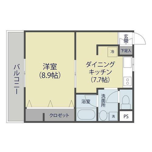 埼玉県草加市苗塚町 草加駅 1DK マンション 賃貸物件詳細