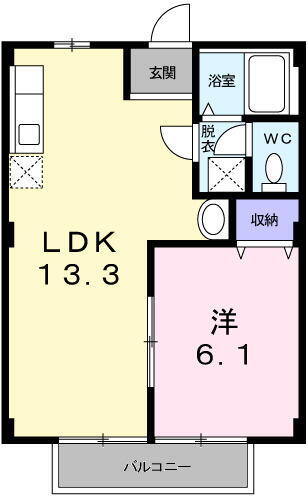 千葉県富里市七栄 成田駅 1LDK アパート 賃貸物件詳細