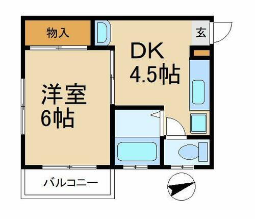 千葉県松戸市松戸新田 松戸新田駅 1DK アパート 賃貸物件詳細