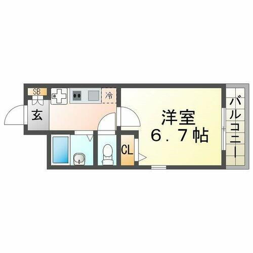 兵庫県西宮市戸崎町 甲子園口駅 1K マンション 賃貸物件詳細