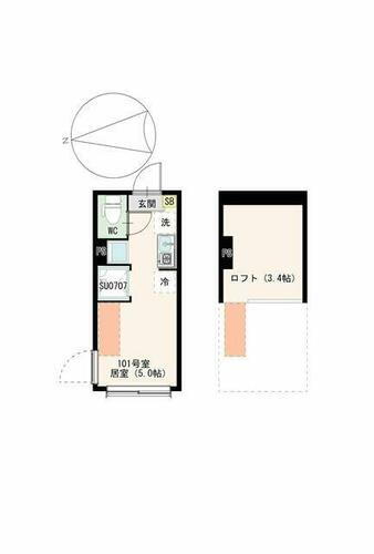 東京都荒川区東尾久２丁目 賃貸アパート