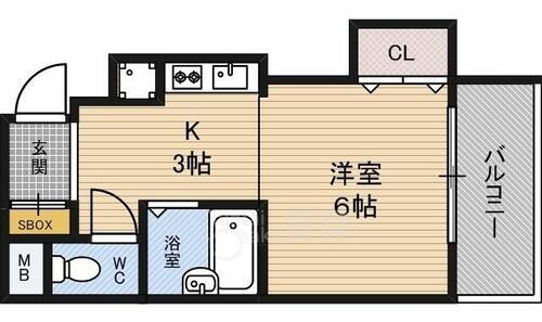 大阪府大阪市西区江戸堀３丁目 阿波座駅 1K マンション 賃貸物件詳細