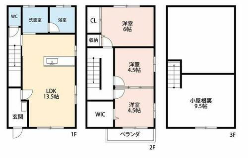 静岡県静岡市葵区柳町 新静岡駅 3SLDK 一戸建て 賃貸物件詳細