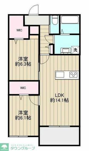 神奈川県厚木市松枝１丁目 本厚木駅 2LDK マンション 賃貸物件詳細