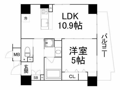 大阪府大阪市北区本庄西２丁目 中津駅 1LDK マンション 賃貸物件詳細