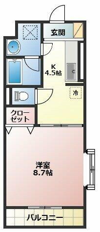 神奈川県相模原市緑区相原６丁目 相原駅 1K マンション 賃貸物件詳細