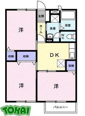 三重県松阪市久保町 東松阪駅 3DK アパート 賃貸物件詳細