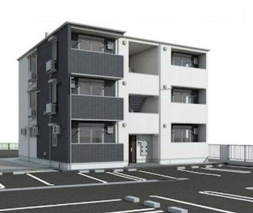 岡山県岡山市中区長岡 3階建 