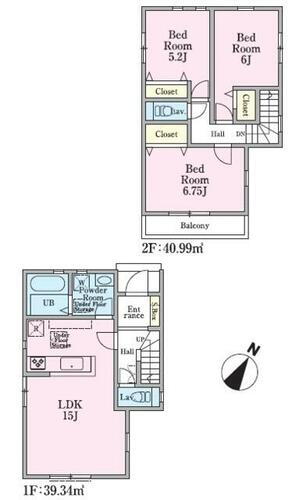 埼玉県狭山市笹井２丁目 賃貸一戸建て