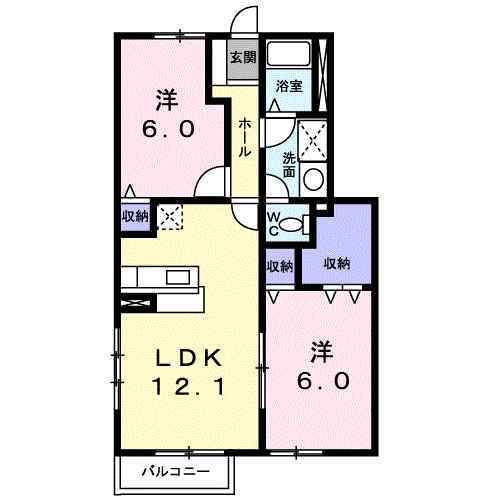 香川県丸亀市垂水町 丸亀駅 2LDK アパート 賃貸物件詳細
