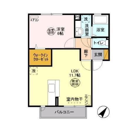 ソフィアヒルズ 2階 1LDK 賃貸物件詳細