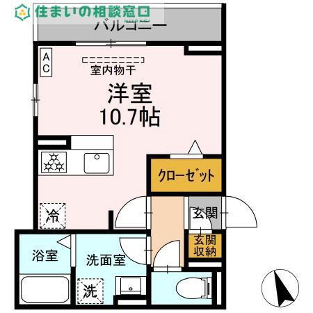 愛知県岡崎市明大寺町字西郷中 賃貸アパート