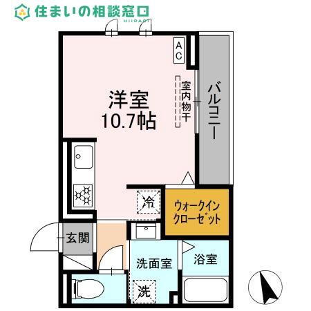 愛知県岡崎市明大寺町字西郷中 賃貸アパート