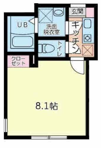 神奈川県横浜市金沢区能見台通 能見台駅 1K アパート 賃貸物件詳細